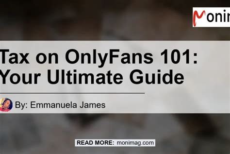 onlyfans tax information|Onlyfans VAT 101